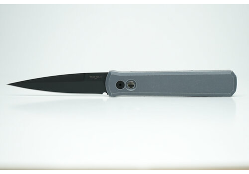 Pro-Tech Knives, LLC Pro-Tech, Godfather Battleworn Grey, DLC 154CM