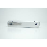 Pro-Tech, Godfather Silver Aluminum, Sapphire Blue 154CM