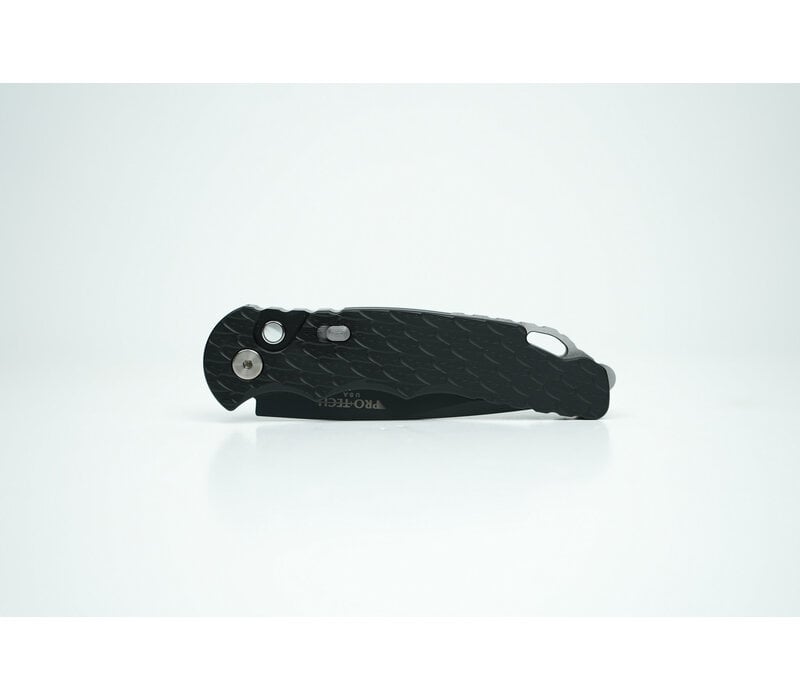 Pro-Tech TR-5 Black Feather Texture, CPM S35VN