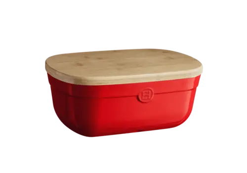 Emile Henry Emile Henry Bread Box, Burgundy