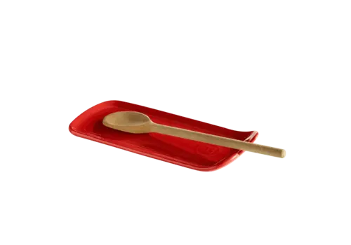 Emile Henry Emile Henry Spoon Rest, Burgundy