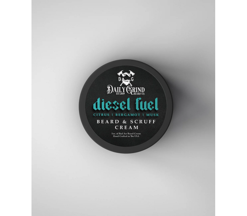 Daily Grind Beard & Scruff Cream Diesel Fuel Citrus, Florals, Woody Spice and Musk