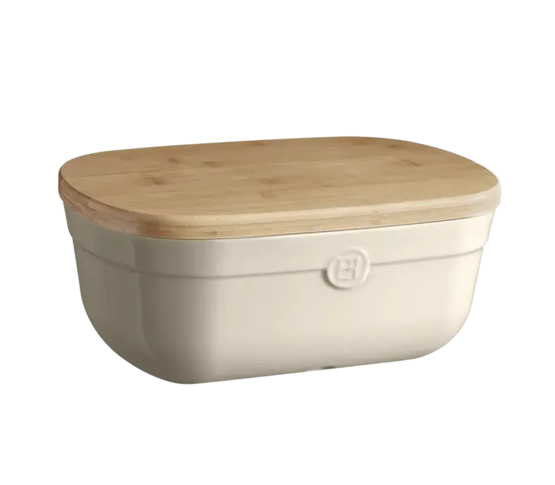 Emile Henry Bread Box, Clay