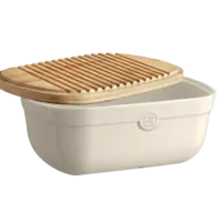 Emile Henry Bread Box, Clay