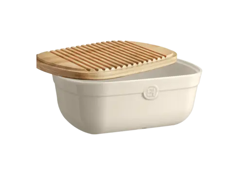 Emile Henry Emile Henry Bread Box, Clay