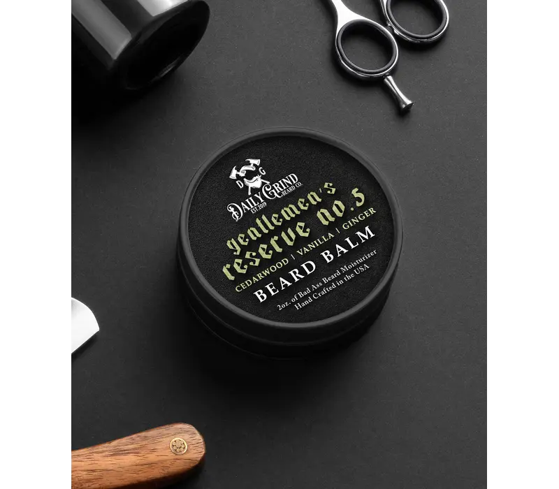 Daily Grind Beard Balm Gentleman's Reserve no. 5 Cedarwood, Vanilla, Ginger