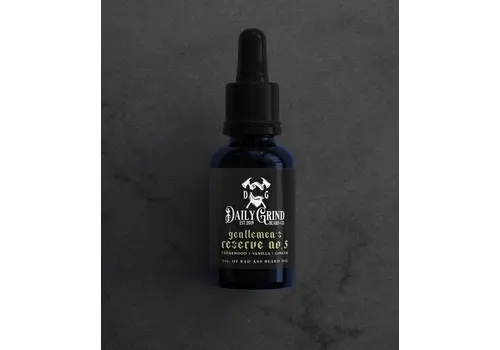 Daily Grind Daily Grind, Beard Oil Gentlemen's Reserve no. 5 Cedarwood, Vanilla, Ginger