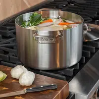 Viking, Professional Stock Pot 5ply, 8qt with satin finish