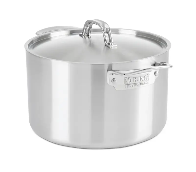Viking, Professional Stock Pot 5ply, 8qt with satin finish