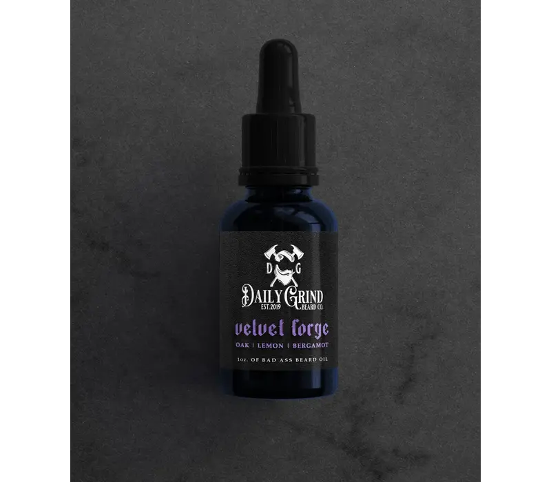 Daily Grind Beard Oil Velvet Forge Oak, Lemon, Bergamot