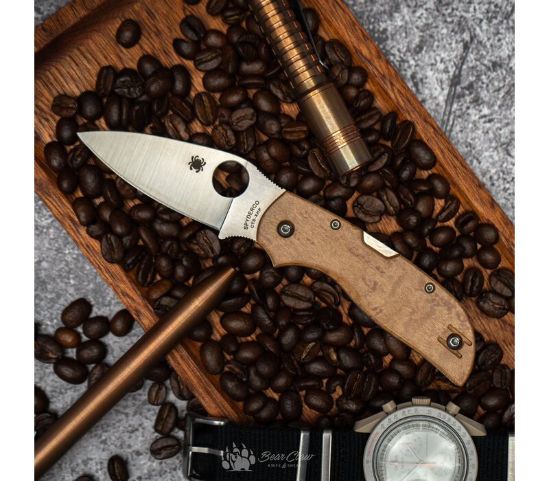 Spyderco, Chaparral Birdseye CTS XHP, Maple Handle