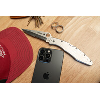 Spyderco, Police Model, Stainless Handle, VG-10 ComboEdge