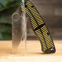Spyderco Para Military 2 Salt Yellow and Black G10, MagnaCut