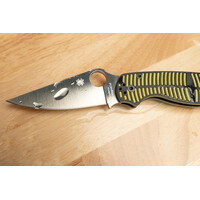 Spyderco Para Military 2 Salt Yellow and Black G10, MagnaCut
