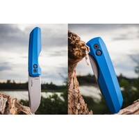 Pro-Tech, Vero Synapse 2, Blue Aluminum Handle, MagnaMax Steel