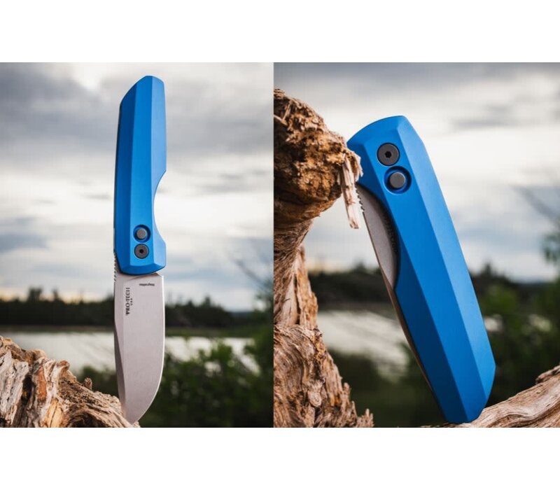 Pro-Tech, Vero Synapse 2, Blue Aluminum Handle, MagnaMax Steel