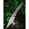 Pro-Tech Knives, LLC Pro-Tech, Avalon Thumb Stub Green Aluminum, Magnacut Steel
