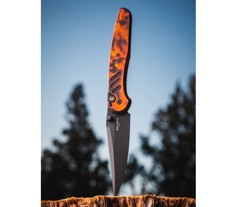 Pro-Tech, Avalon Thumb Stud, Del Fuego Handle, Black Magnacut Steel