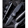 Pro-Tech Knives, LLC Pro-Tech, Tactical Response 3 Fish Scale Hande, Black 154CM