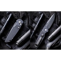 Pro-Tech, Tactical Response 3 Fish Scale Hande, Black 154CM