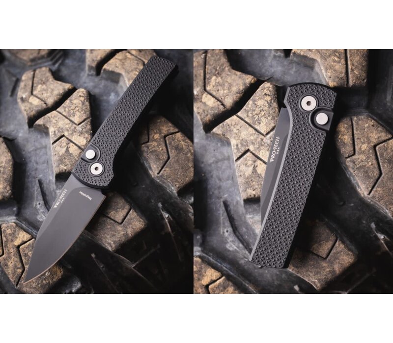 Pro-Tech, Ramon Chavez Scapegoat Compact Auto, Black Aluminum, DLC MagnaMax