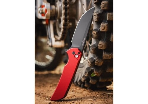 Pro-Tech Knives, LLC Pro-Tech, Mordax, Red Aluminum, DLC Magnacut
