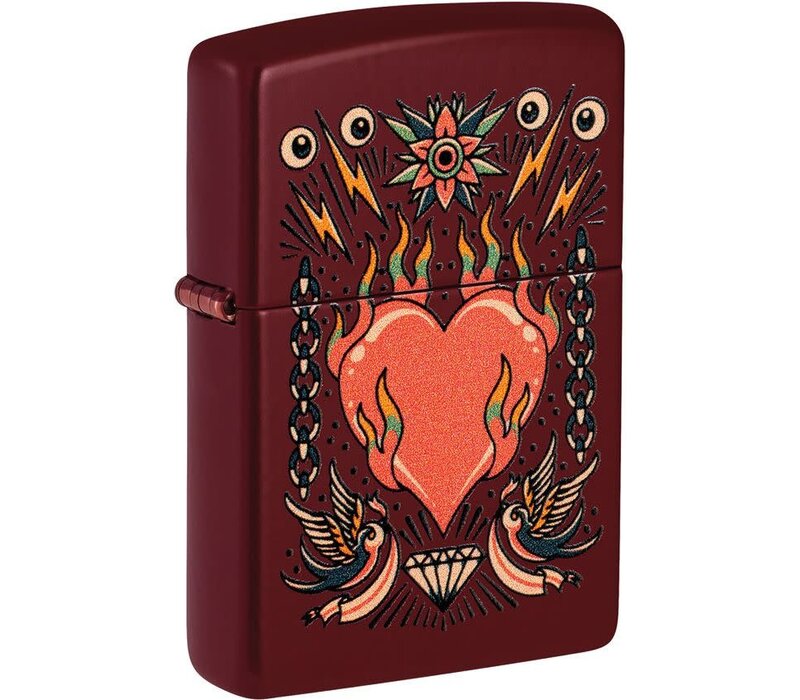 Zippo, Tattoo Heart Design Lighter