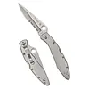 Spyderco Knives Spyderco, Police Model, Stainless Handle, VG-10 ComboEdge