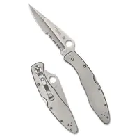Spyderco, Police Model, Stainless Handle, VG-10 ComboEdge