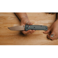Benchmade Bailout, Taiga Green Aluminum Handle, S90V