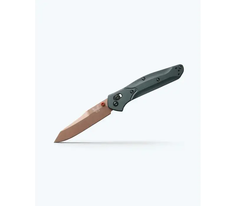 Benchmade Osborne, Taiga Green Aluminum, S90V Steel