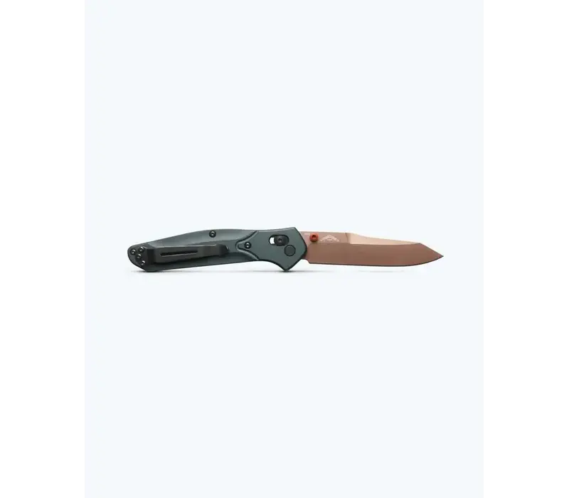Benchmade Osborne, Taiga Green Aluminum, S90V Steel