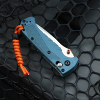 Benchmade Mini Adira, Magnacut, Depth Blue Grivory Handle