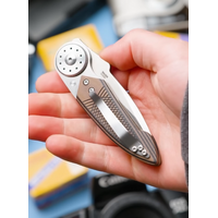 CRKT, Walker Blade Lock 14C28N, Stainless with G-10 Overlay