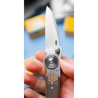 CRKT, Walker Blade Lock 14C28N, Stainless with G-10 Overlay