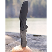 CRKT Shenanigan Assisted Black, Veff Serrations