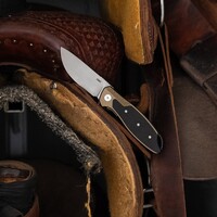CRKT Jake Liner Lock, Bronze Aluminum, Black G10 Inlay