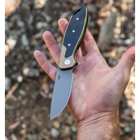 CRKT Jake Liner Lock, Bronze Aluminum, Black G10 Inlay