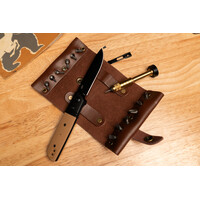 CRKT Hex Bit Driver with Leather Tool Roll