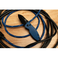 CRKT, Squid Button Lock Blue D2 Steel