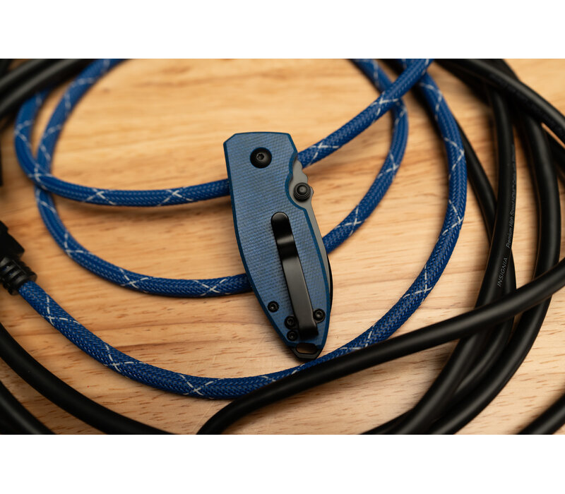 CRKT, Squid Button Lock Blue D2 Steel