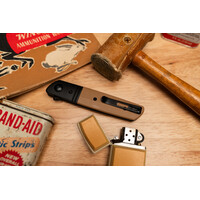 CRKT, Bamboozled Assisted Brown G10 & Stainless Bolster, D2 Steel