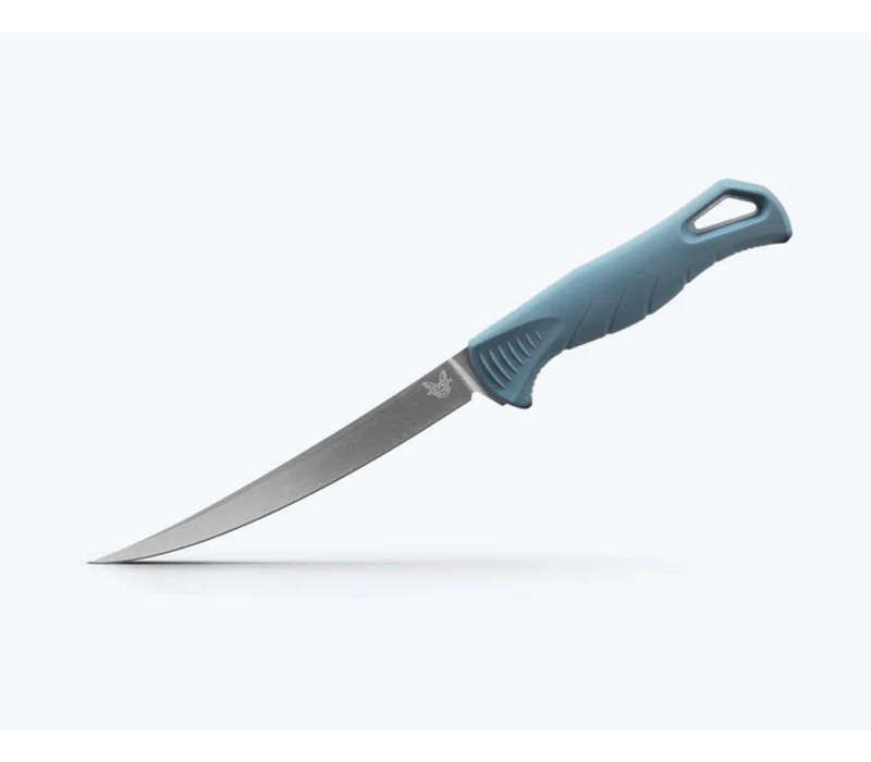 Benchmade Fishcrafter 5", Magnacut, Blue Santoprene Handle