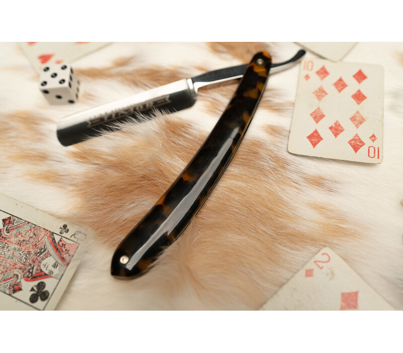 Giesen & Forsthoff Timor Straight Razor- 5/8" Carbon Steel Blade, Celluloid Handle