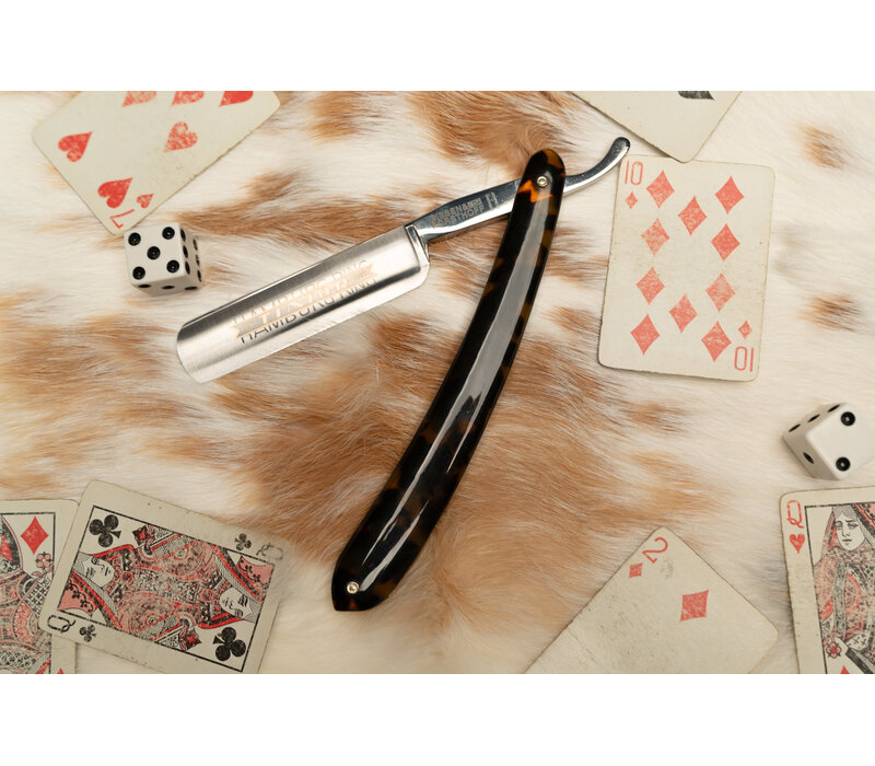 Giesen & Forsthoff Timor Straight Razor- 5/8" Carbon Steel Blade, Celluloid Handle