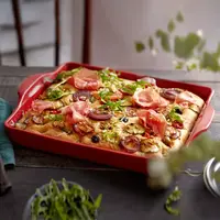 Emile Henry Detroit Pizza / Focaccia Bread Baker 16" x 12.5"