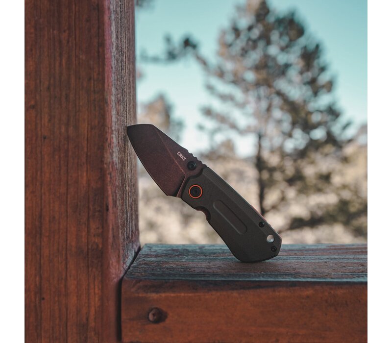 CRKT Overland Compact OD Green G10 Handle, D2 Steel