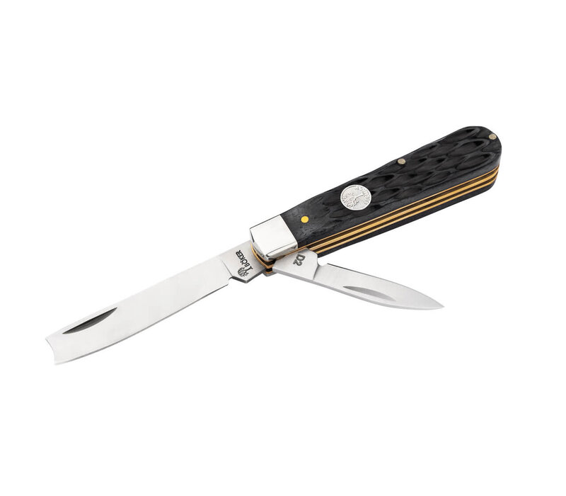Boker, Razor Jack Black Jigged Bone, D2 Steel