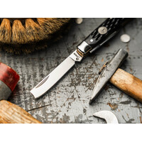 Boker, Razor Jack Black Jigged Bone, D2 Steel
