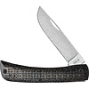 Case & Sons Cutlery Co. Case Cutlery, Crossroads Sod Buster Jr Black Burlap Laminate, CPM S35V